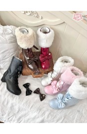 Sheep Puff Snowball Boots(Limited Pre-Order/6 Colours/Full Payment Without Shipping)